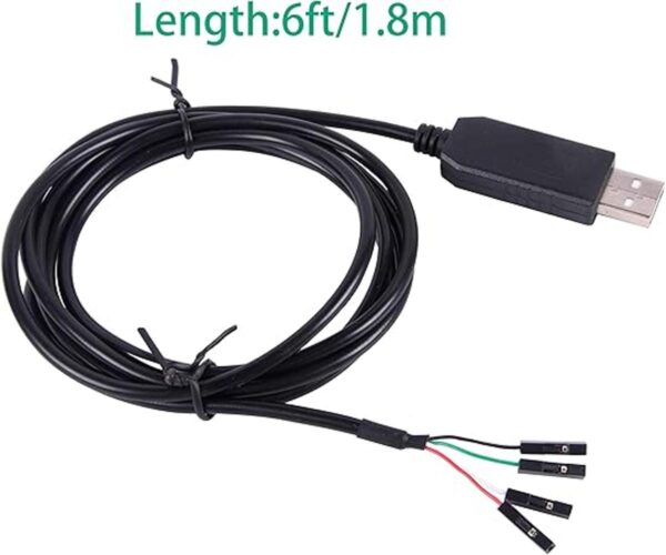 Cable adaptador USB a TTL serie 5 V 33 V TX RX VCC GND_5