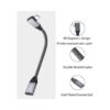 Cable alargador USB C macho a hembra de ángulo recto de 90_3