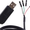 Cable adaptador USB a TTL serie 5 V 33 V TX RX VCC GND_1