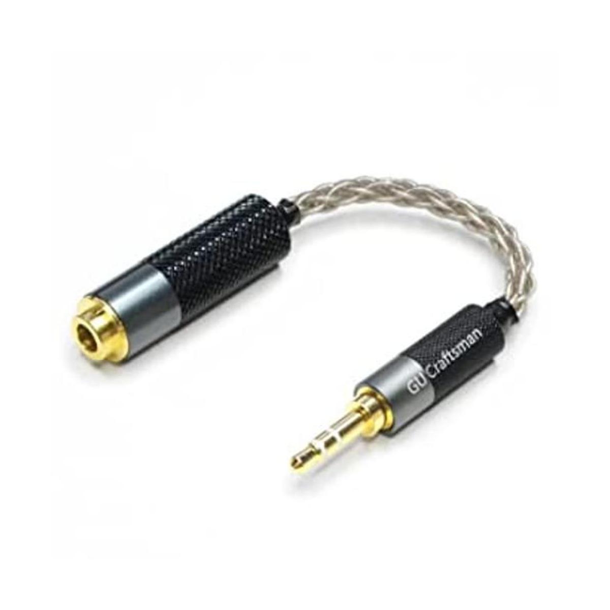 Cable adaptador de auriculares portátil de 0.138 in macho