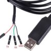 Cable adaptador USB a TTL serie 5 V 33 V TX RX VCC GND_4