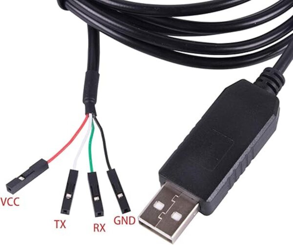 Cable adaptador USB a TTL serie 5 V 33 V TX RX VCC GND_4