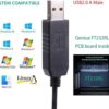 Cable adaptador USB a TTL serie 5 V 33 V TX RX VCC GND_2