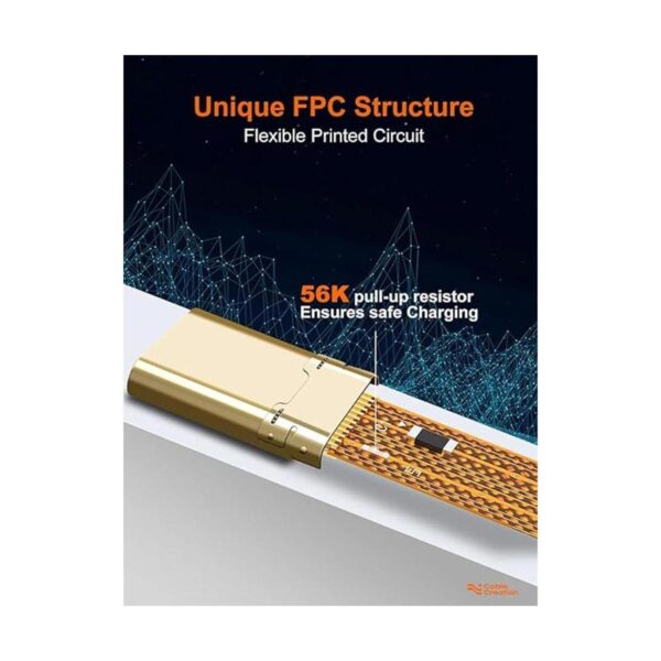 Cable corto USB 3.1 A a tipo C de 5 pulgadas cable USB_6