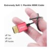 Cable corto HDMI 2.1 de 8 K de 3 pies 3.3 ft ultra alta_3