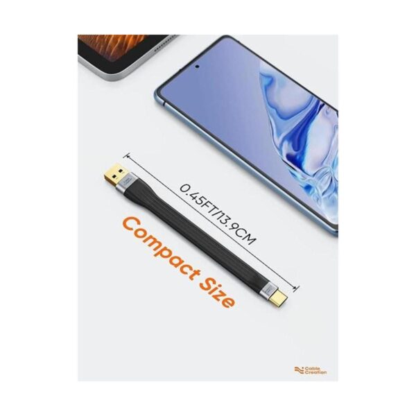 Cable corto USB 3.1 A a tipo C de 5 pulgadas cable USB_4