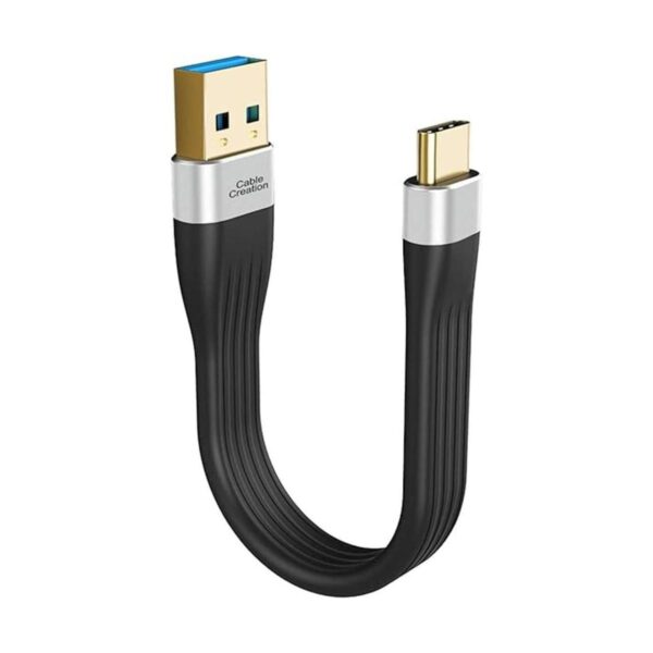 Cable corto USB 3.1 A a tipo C de 5 pulgadas cable USB_1