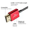 Cable corto HDMI 2.1 de 8 K de 3 pies 3.3 ft ultra alta_2
