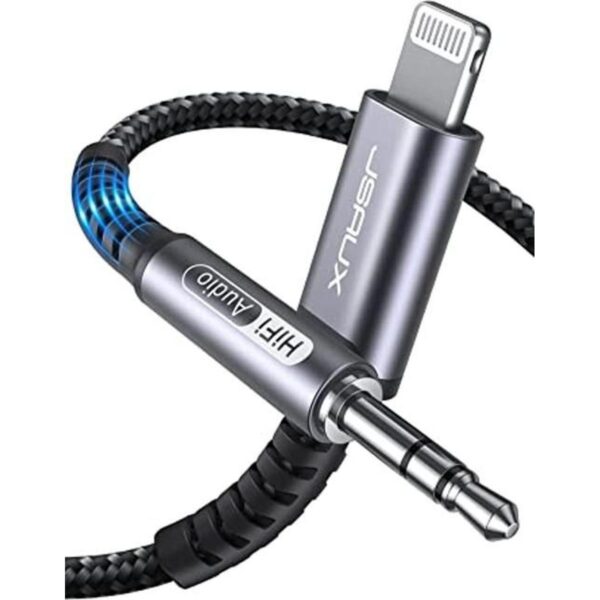Cable auxiliar Lightning a 0.138 in de 6 pies JSAUX_1