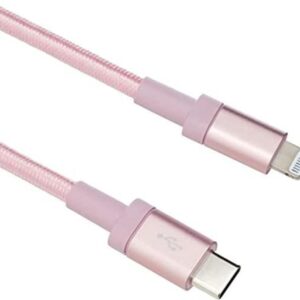 Cable cargador USBC a Lightning trenzado de nailon_1