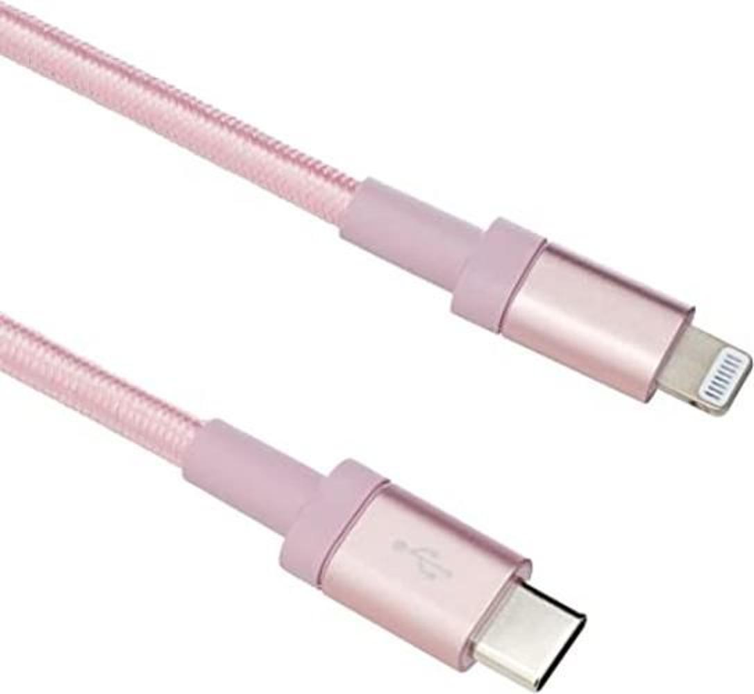 Cable cargador USBC a Lightning trenzado de nailon
