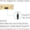 Cable de alimentación Crosley Record Player de 9 V y 2 A_3