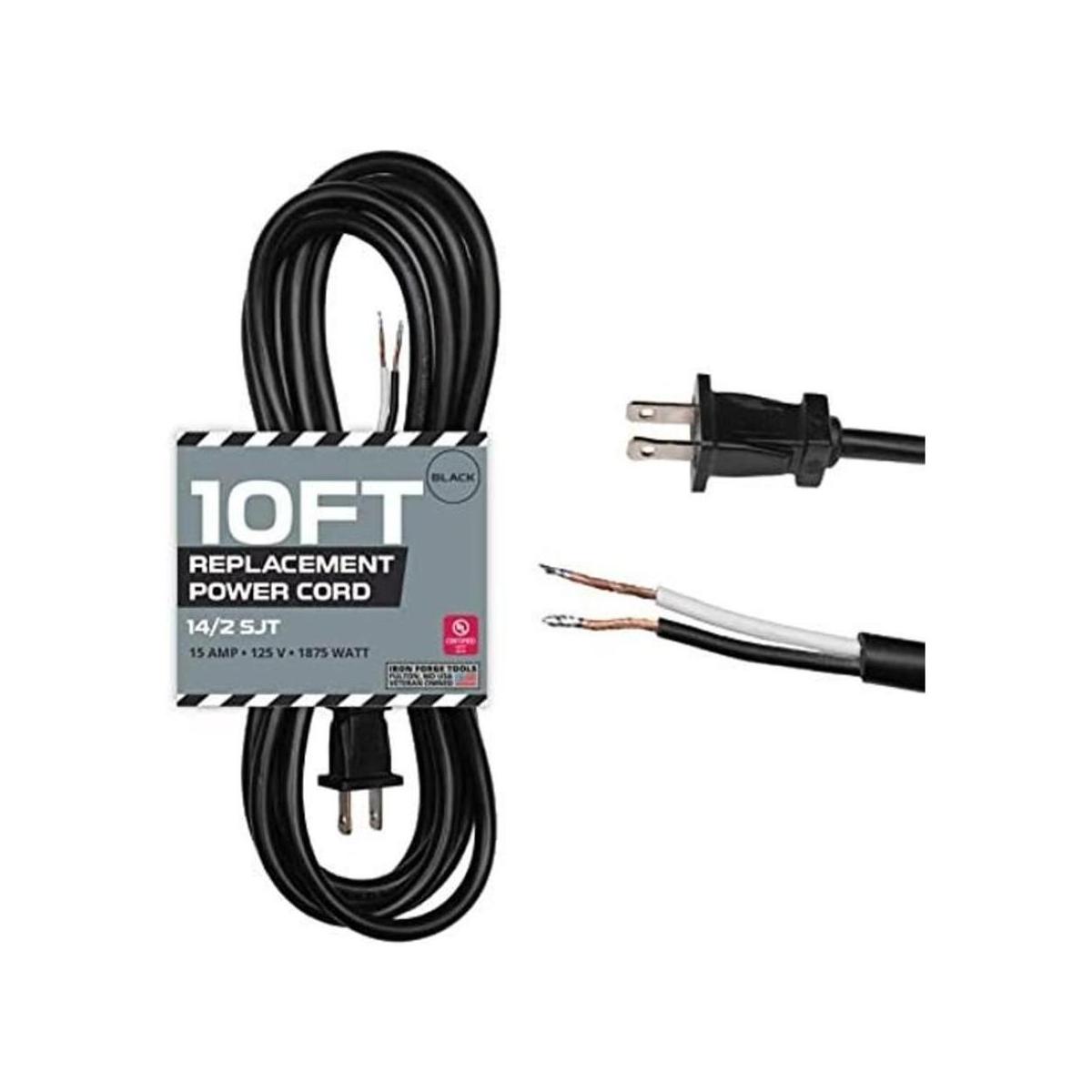 Cable de alimentación de repuesto de 14 AWG con extremo