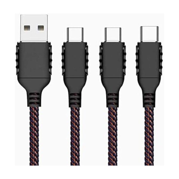 Cable de alimentación de carga USB a tipo C 3 en 1 para_4