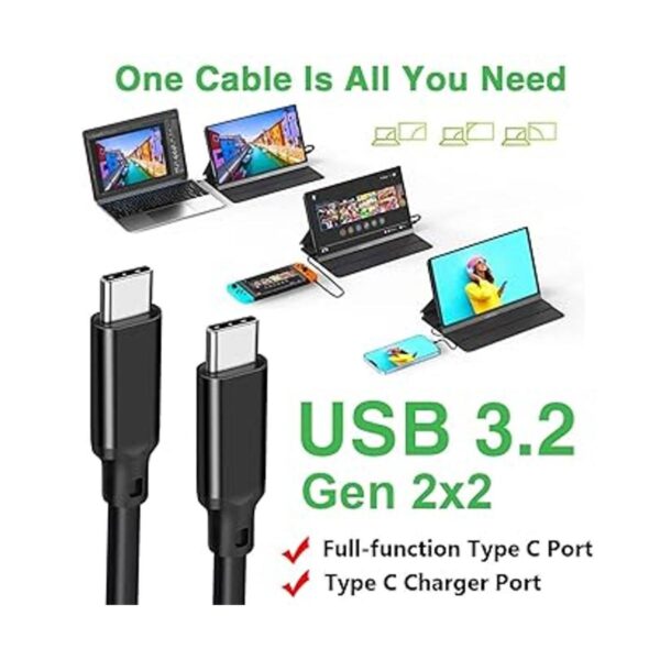 Cable de alimentación para monitor de pantalla USB 3.2 Gen_4