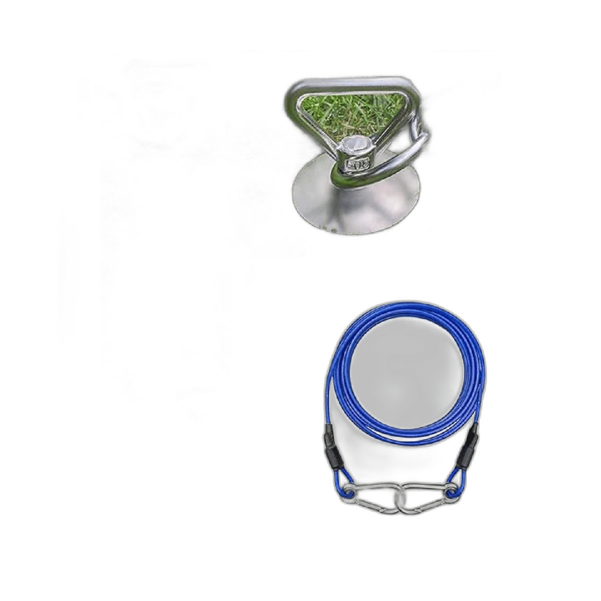 Cable de amarre y estaca para perros accesorios para
