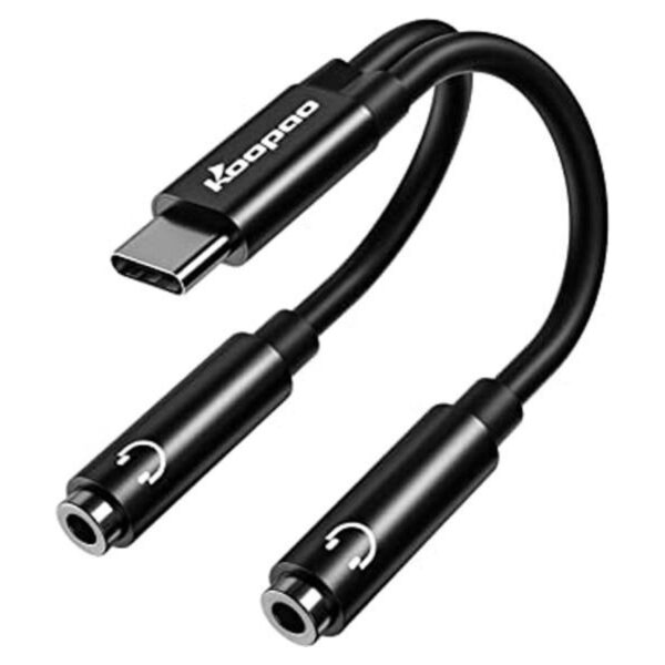 Cable de audio auxiliar USB C a 0.138 in Koopao tipo C a_1