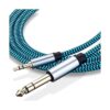 Cable de audio estéreo TRS de 0.138 in a 0.250 in para
