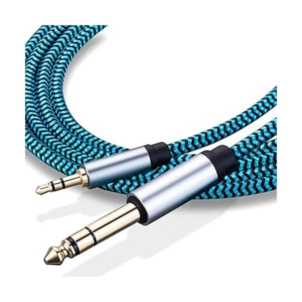 Cable de audio estéreo TRS de 0.138 in a 0.250 in para