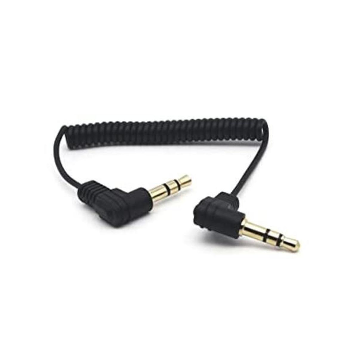 Cable de audio en espiral de 0.138 in 2 unidades de 11.8