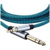 Cable de audio estéreo TRS de 0.138 in a 0.250 in para