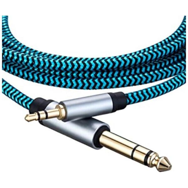 Cable de audio estéreo TRS de 0.138 in a 0.250 in para