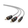 Cable de audio estéreo de 0.138 in a RCA cable de audio_1