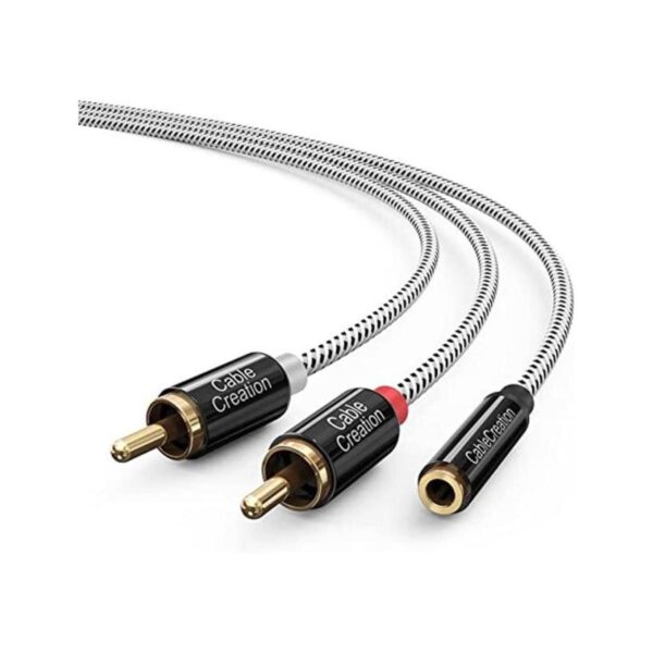 Cable de audio estéreo de 0.138 in a RCA cable de audio_1