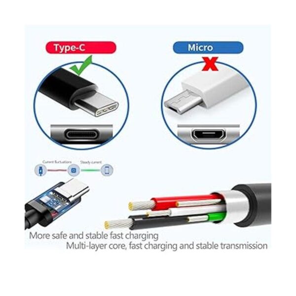 Cable de carga USB C compatible con auriculares Marshall_3