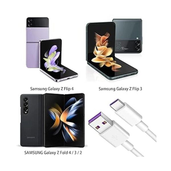 Cable de carga USB C de repuesto para Samsung Galaxy Z_3