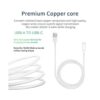 Cable de carga USB C de repuesto para Samsung Galaxy Z_4