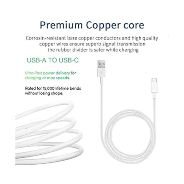 Cable de carga USB C de repuesto para Samsung Galaxy Z_4