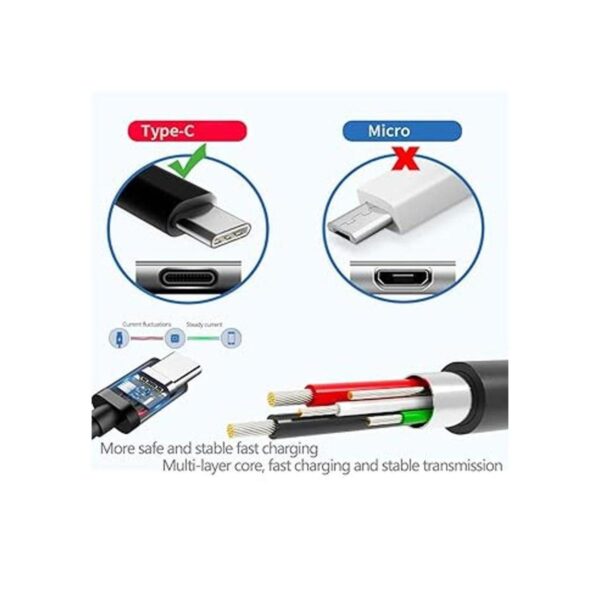 Cable de carga USB C de repuesto para Sennheiser CX CX_2