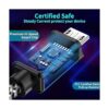Cable de carga largo PS4 2 unidades de nailon trenzado_4
