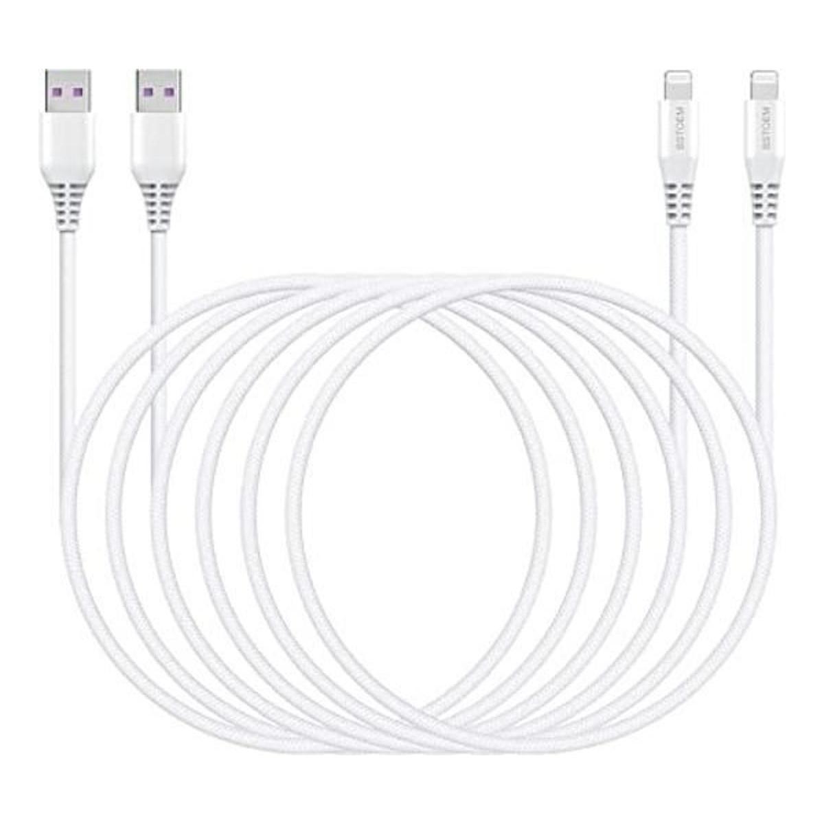 Cable de carga largo Lightning para iPhone con