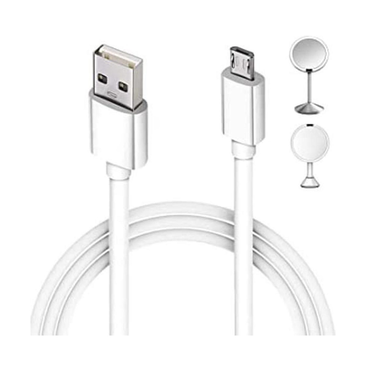 Cable de carga micro USB de 5 pies apto para espejo
