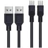 Cable de carga para controlador PS3 paquete de 2 unidades_1