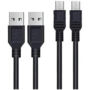 Cable de carga para controlador PS3 paquete de 2 unidades_1