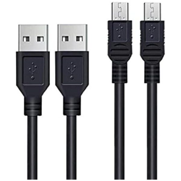 Cable de carga para controlador PS3 paquete de 2 unidades_1