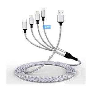 Cable de carga para iPhone de 5.9 ft6 pies multi 4 en 1_1