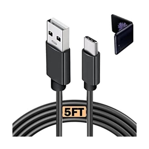 Cable de carga rápida USB C de 5 pies para Samsung Galaxy_1