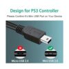 Cable de control PS3 SCOVE paquete de 2 unidades de 10_2
