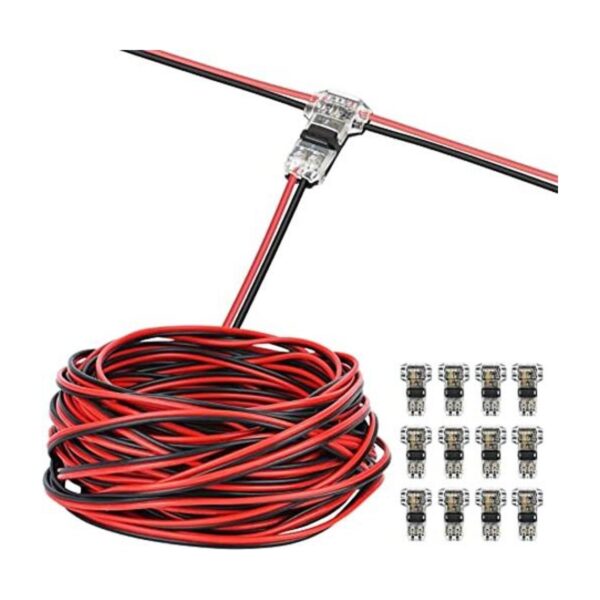 Cable de extensión LED AWG de calibre 22 de 65.6 pies y 12_1