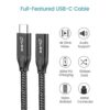 Cable de extensión USB C 2 pies2.0 ft USB 3.1 Gen 2_2