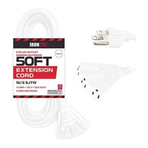 Cable de extensión para exteriores de 50 pies con 3 tomas_1