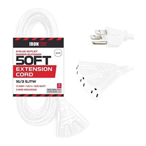 Cable de extensión para exteriores de 50 pies con 3 tomas_1