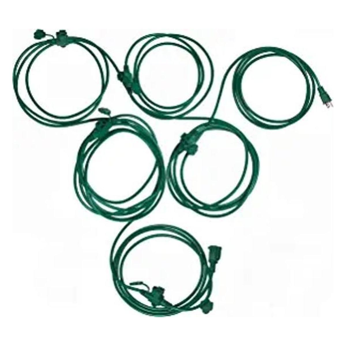 Cable de extensión para exteriores con múltiples tomas