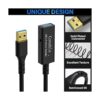Cable de extensión largo USB 3.0 de 25 pies cable_2