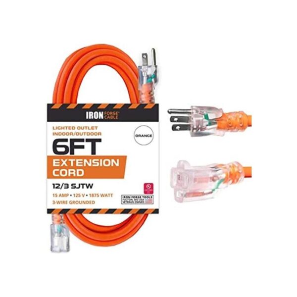Cable de extensión iluminado para exteriores de 6 pies_1