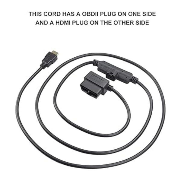 Cable de interfaz OBDII a monitor HDMI para CS2 CTS2 CTS3_6